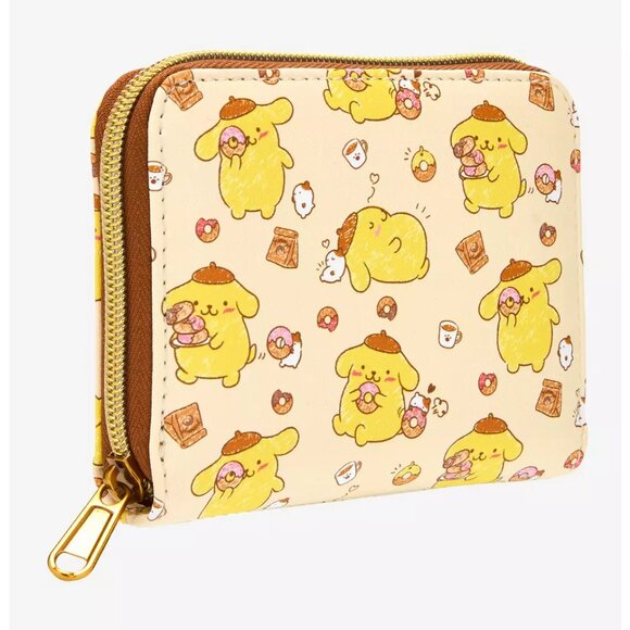 Loungefly Pompompurin Muffin Snacks Mini Zipper Wallet - NWT - Picture 2 of 4